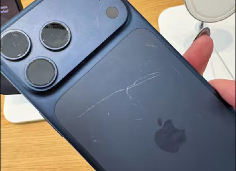 Teléfonos iphone totalmente nuevos presentan rayones