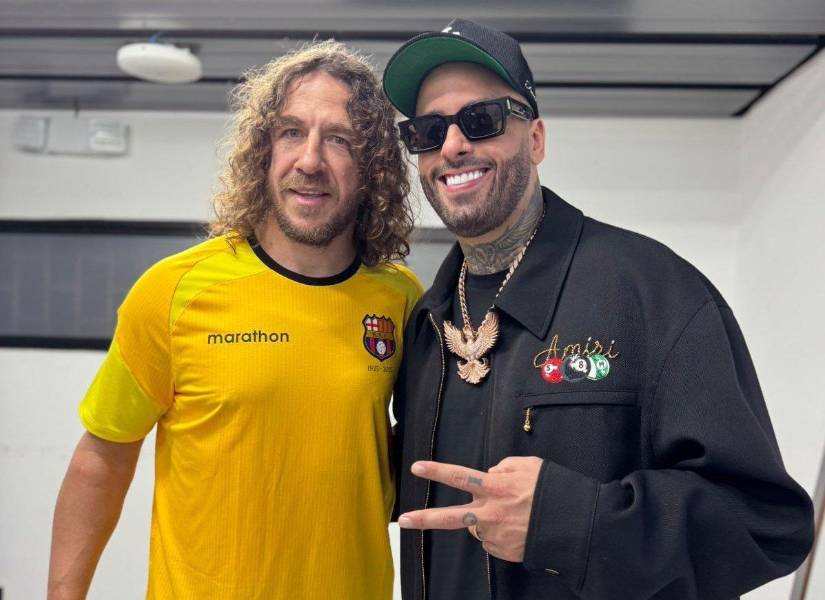 Carles Puyol y Nicky Jam, los invitados a la Noche Amarilla.