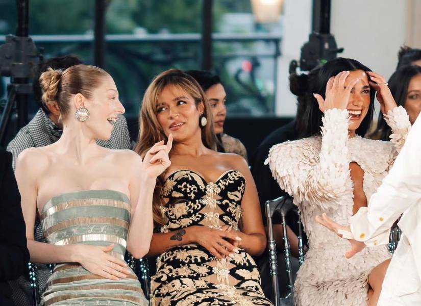 Karol G junto a Dua Lipa y Chiara Ferragni.