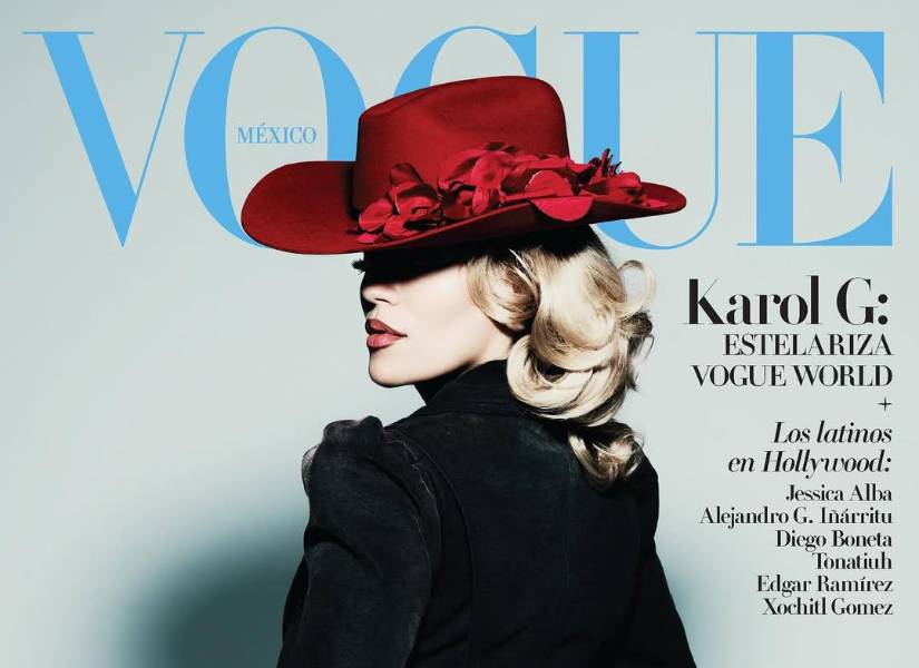 Portada de Vogue con Karol G.