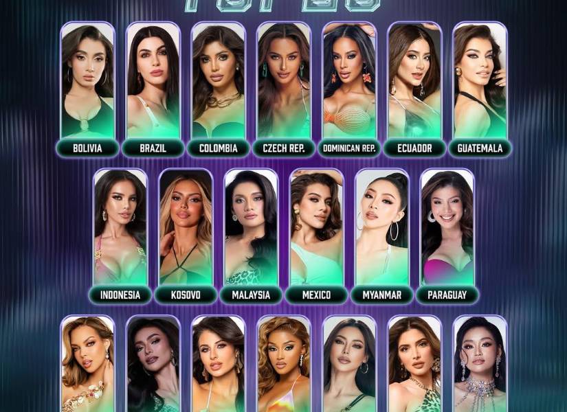 El Top 20 del Miss Grand Internacional.