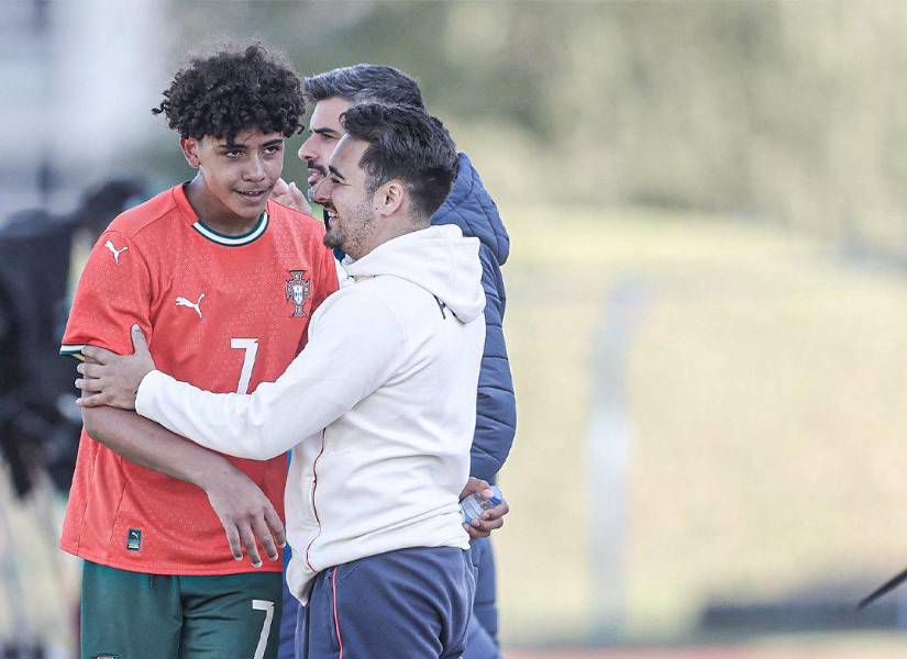 Cristiano Ronaldo Júnior ingresó a la variante al minuto 90.