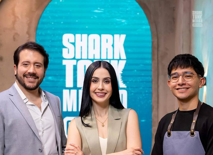 Jorge Ulloa, Lupita Villalobos e Isaías Espinoza, participantes de Shark Tank.