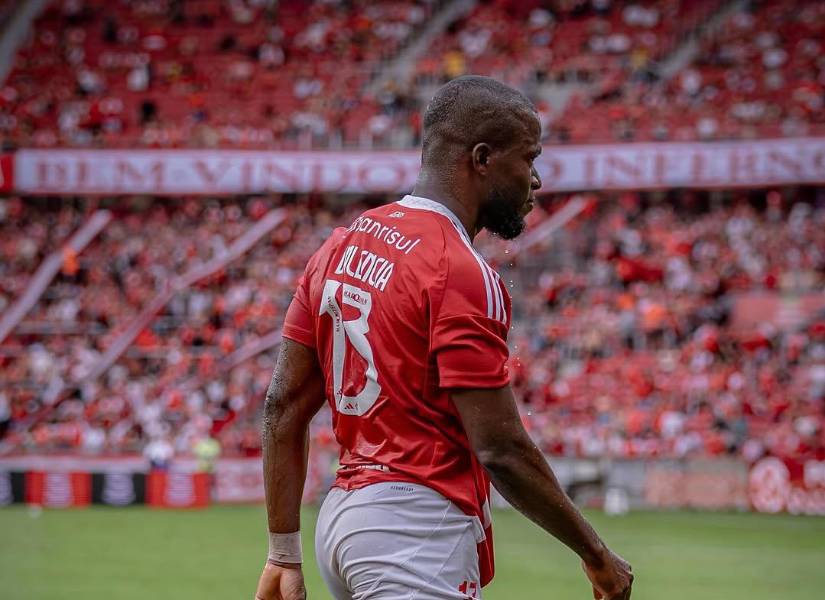 Enner Valencia lleva 31 goles en 96 partidos disputados con el Internacional de Porto Alegre.