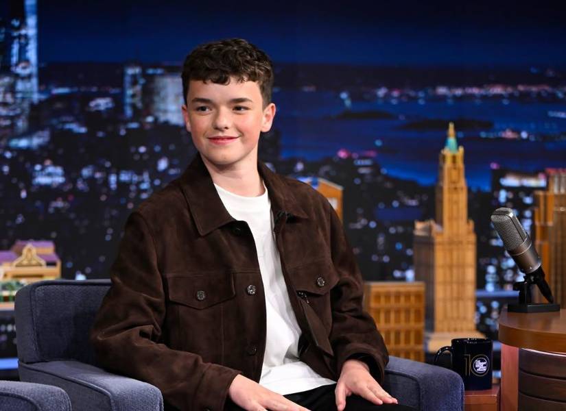 Owen Cooper en The Tonight Show.