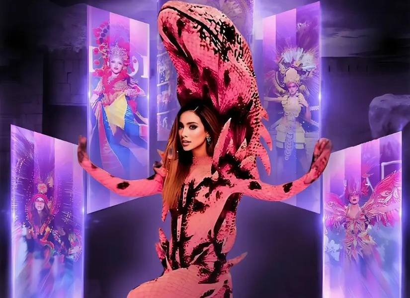 Con este traje, Samantha buscará hacerse un lugar en la Gran Final.