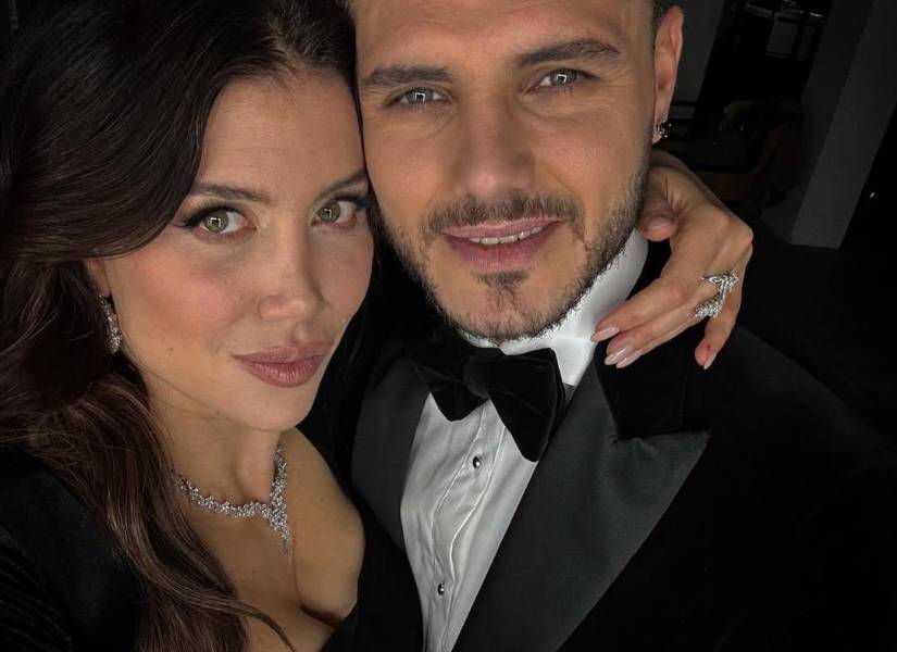 Fotografía de Wanda Nara y Mauro Icardi
