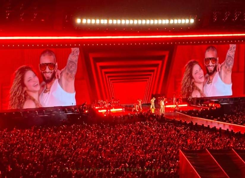 Medellín es la primera ciudad en ver a Shakira y Maluma juntos en un concierto.