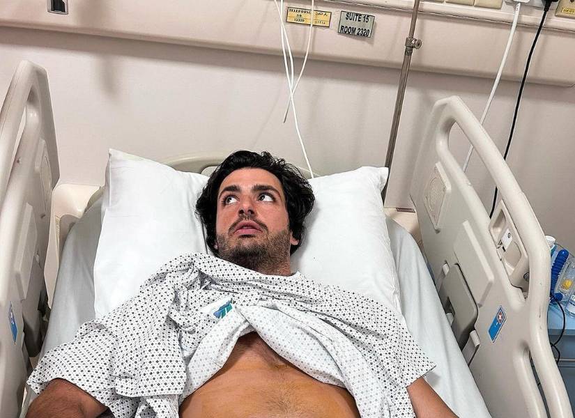 Carlos Sainz en recuperación.