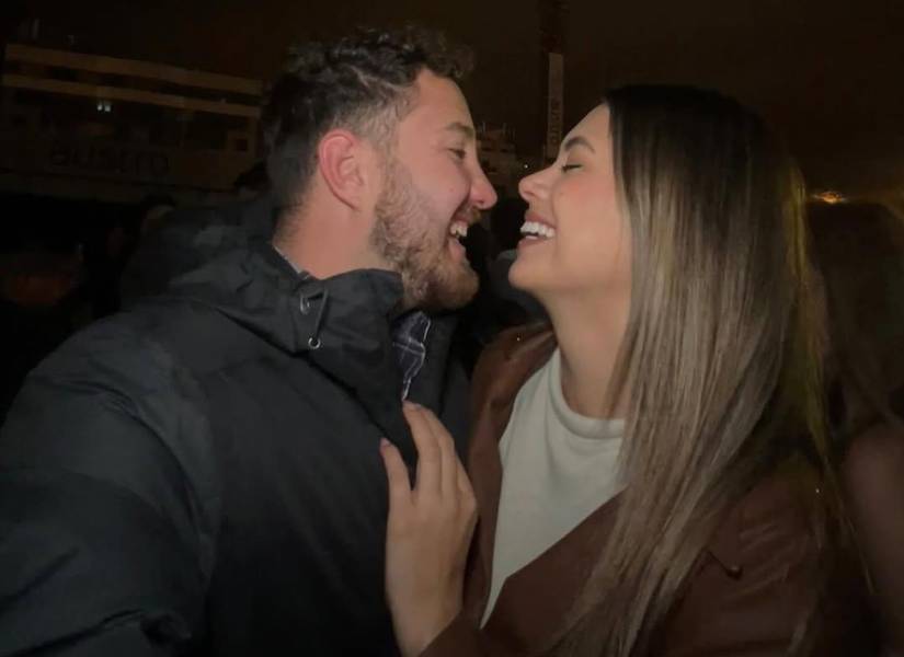 Josh Paredes y su novio Juan Vintimilla.