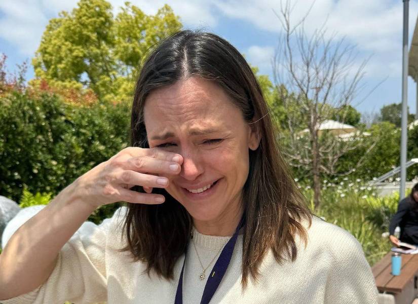 Jennifer Garner en lágrimas