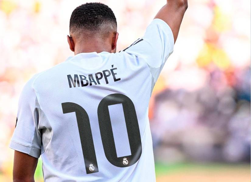 Kylian Mbappé tomó el número de Luka Modric en el Real Madrid.