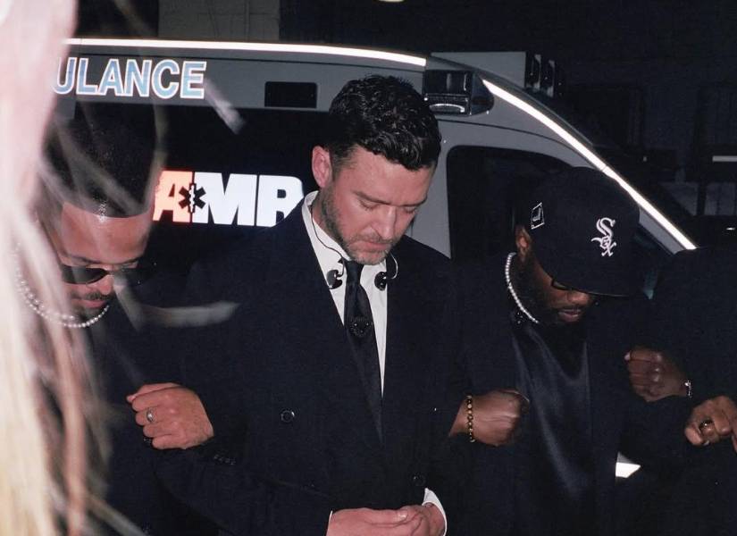 Justin Timberlake en su gira Forget Tomorrow.