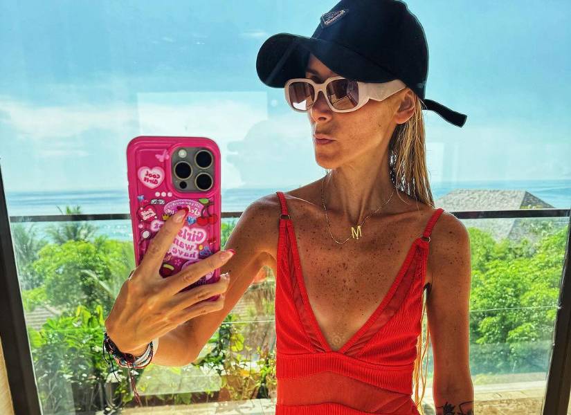 La periodista deportiva Mariegiselle Carrillo.