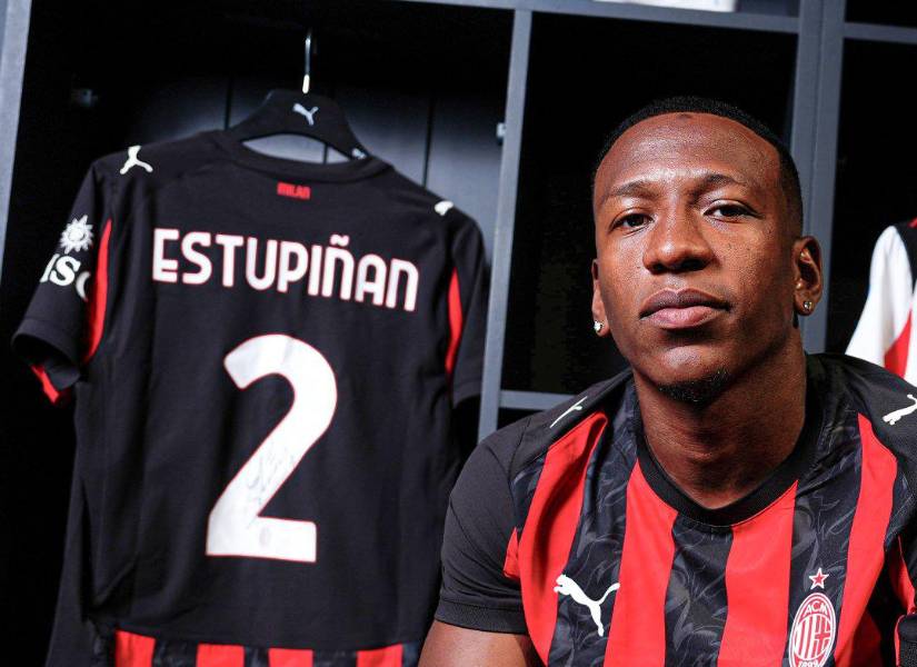 Pervis Estupiñán, nuevo jugador del AC Milan