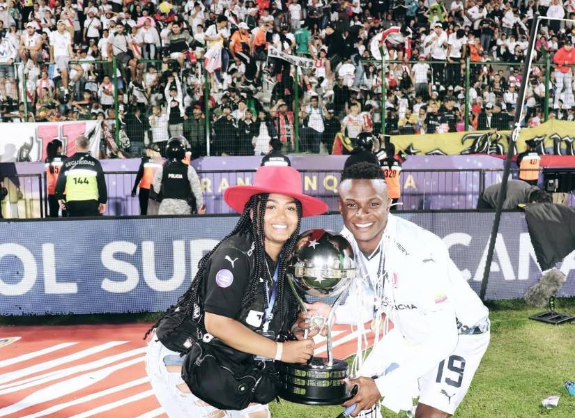 José Tin Angulo quedó campeón de la Copa Sudamericana con Liga de Quito en el 2023.