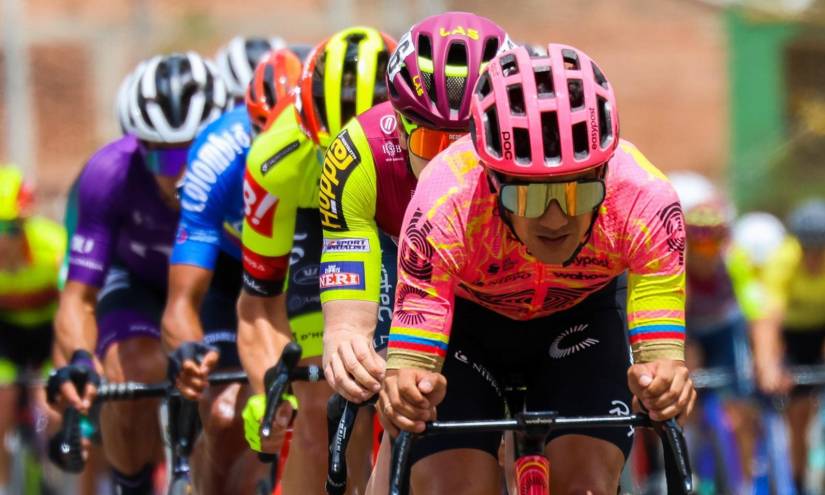 Richard Carapaz en la quinta etapa del Tour de Colombia