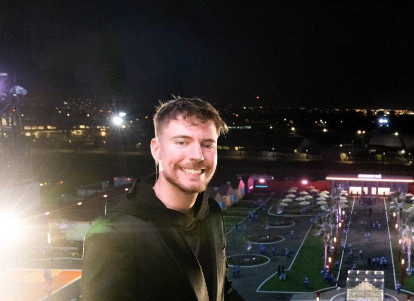 Imagen publicada por MrBeast en su X.