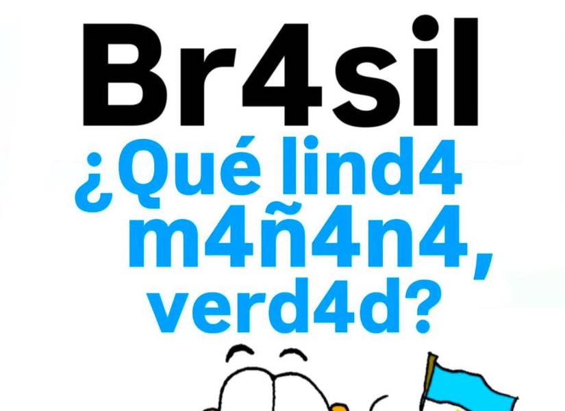 Meme Gaturro sobre Brasil.