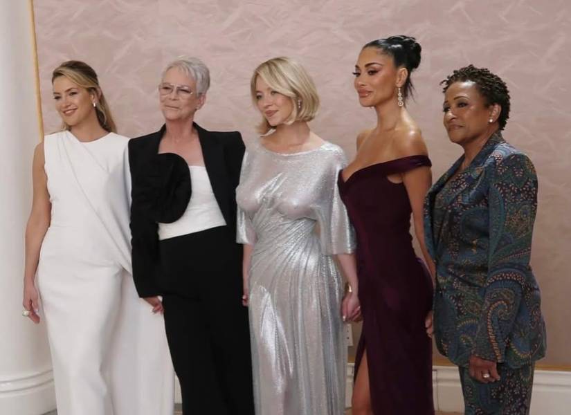 Sydney Sweeney junto a los demás asistentes a la gala.