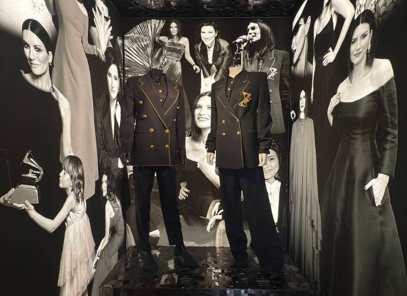 Una de las exposiciones del museo de Laura Pausini.