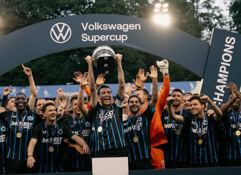 Club Brujas quedó campeón de la supercopa de Bélgica.