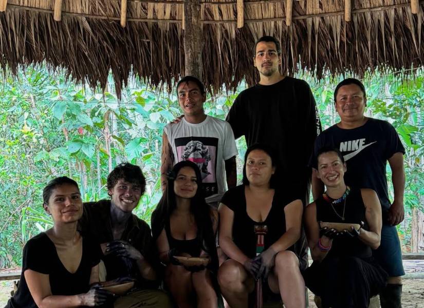 Shawn Mendes durante su estancia en Sarayacu.