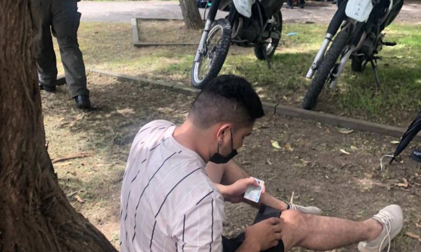 Joel, el turista hondureño que evitó un femicidio en Quito.