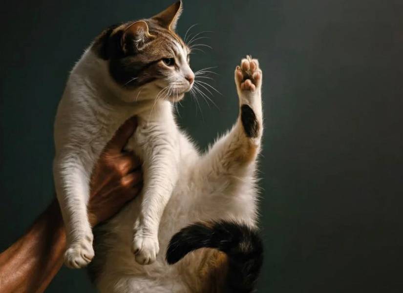 Rebeca, la gata coprotagonista de esta película.