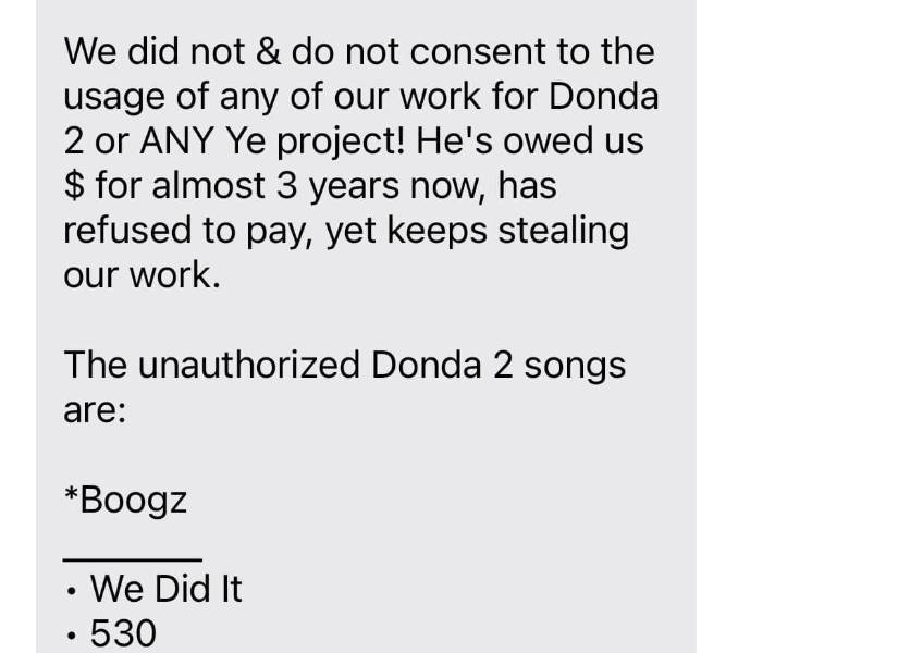 Captura de la amenaza subida a X por Kanye West.