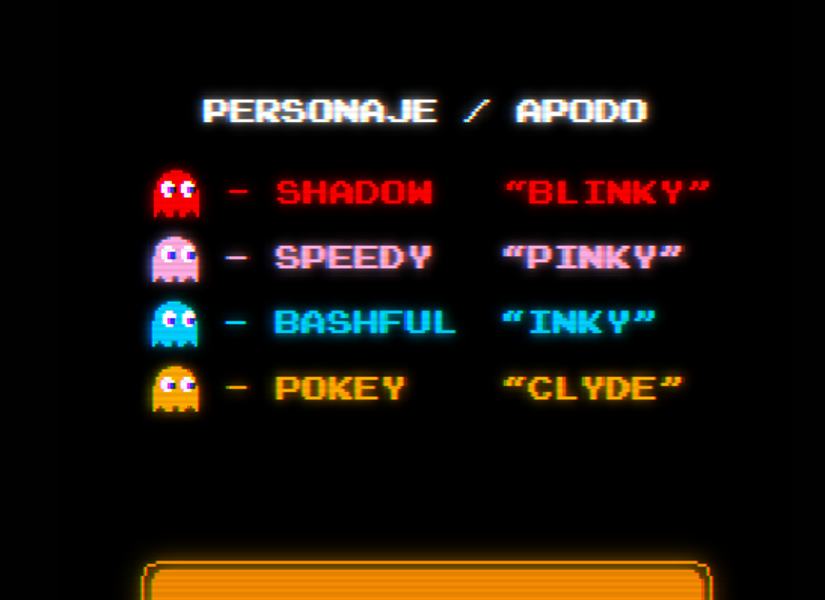 Interfaz del doodle de Pac-Man X Halloween de Google