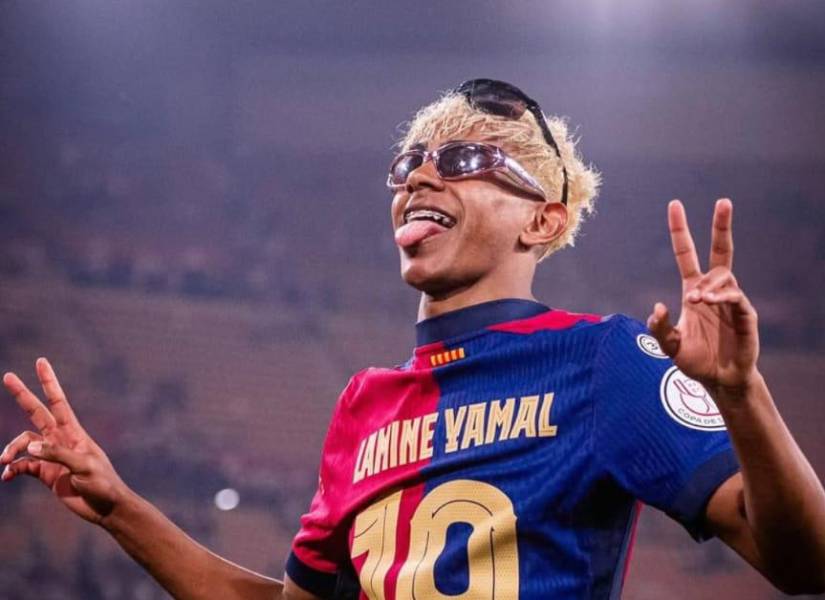 Foto del perfil oficial de Lamine, @lamineyamal, cuando aún jugaba con el dorsal 19