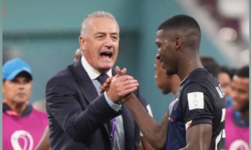 Moisés Caicedo, agradeció a Gustavo Alfaro