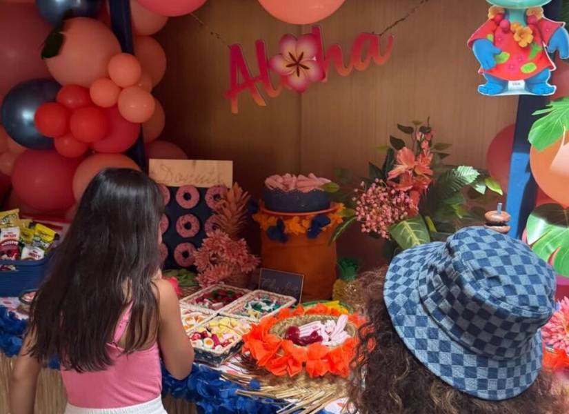 Decoración de Eva por su cumpleaños.