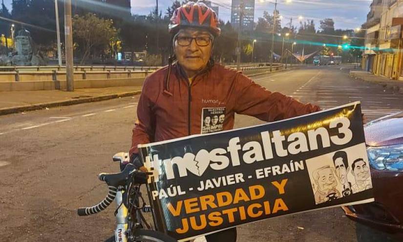 Familiares de los periodistas asesinados de El Comercio piden a Lasso que cumpla su palabra y desclasifique la información