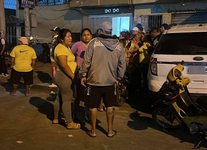 En la comuna La Gabarra, de El Guabo, había consternación por el hecho violento en altamar.