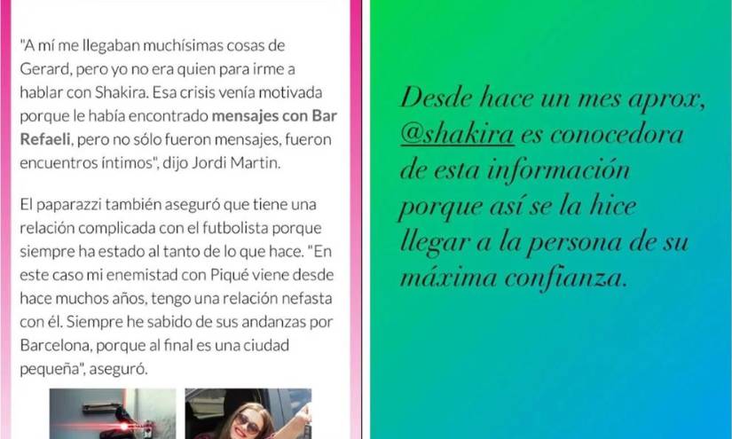 Revelan nueva infidelidad de Gerard Piqué hacia Shakira