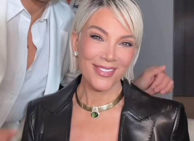 Kris Jenner y su estilista, Chris Appleton.