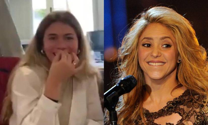 Imagen compartida en redes sociales con respecto a Shakira y Clara, la presunta nueva pareja de Gerard Piqué.