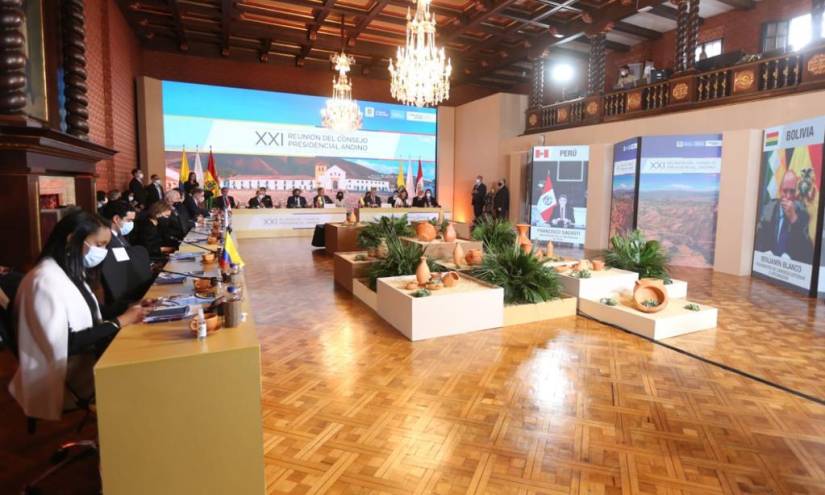 El XXI Consejo Presidencial Andino se desarrolló en Bogotá, Colombia.