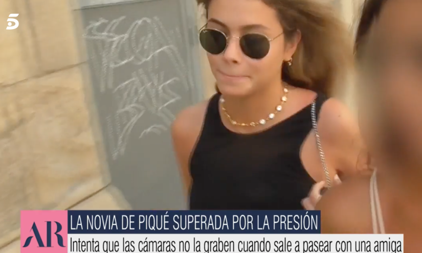 La joven suele ser acechada por la prensa española.