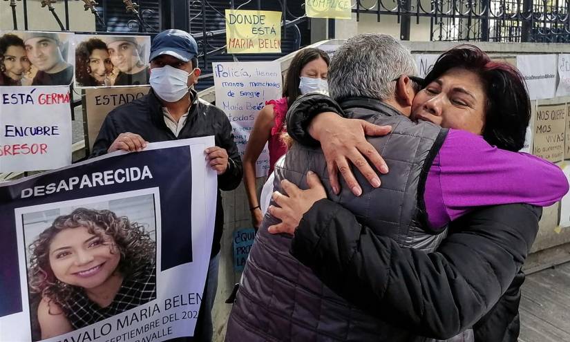 Elizabeth Otavalo, madre de María Belén Bernal, pide justicia.