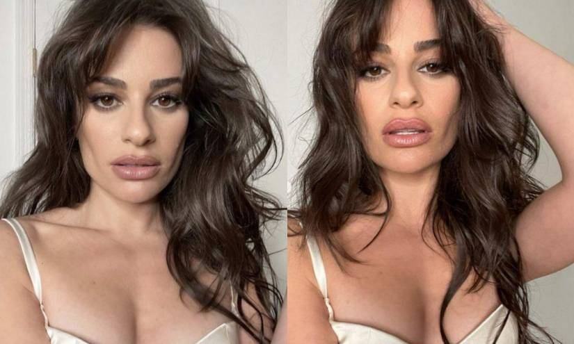 El nuevo rostro de Lea Michele genera debate en redes sociales