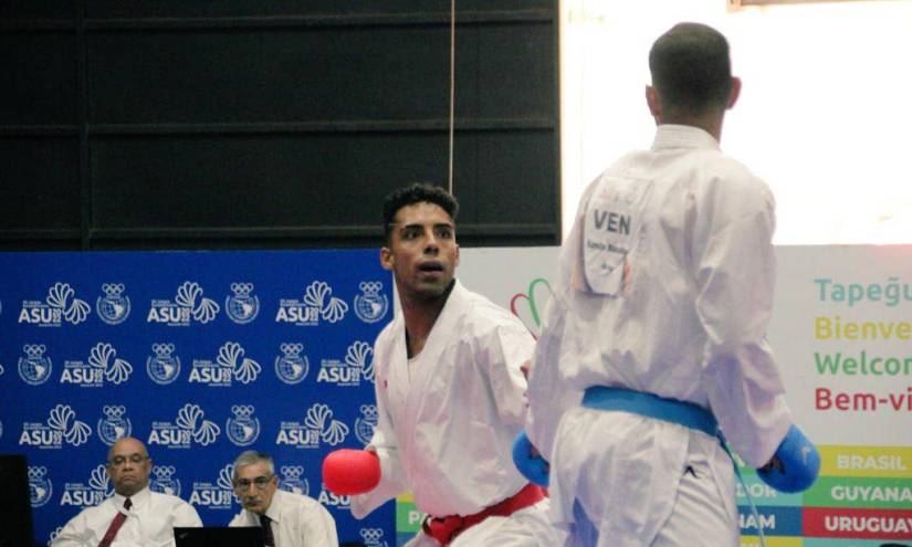 El karateca José Acevedo logró la sexta medalla de oro en Juegos Suramericanos
