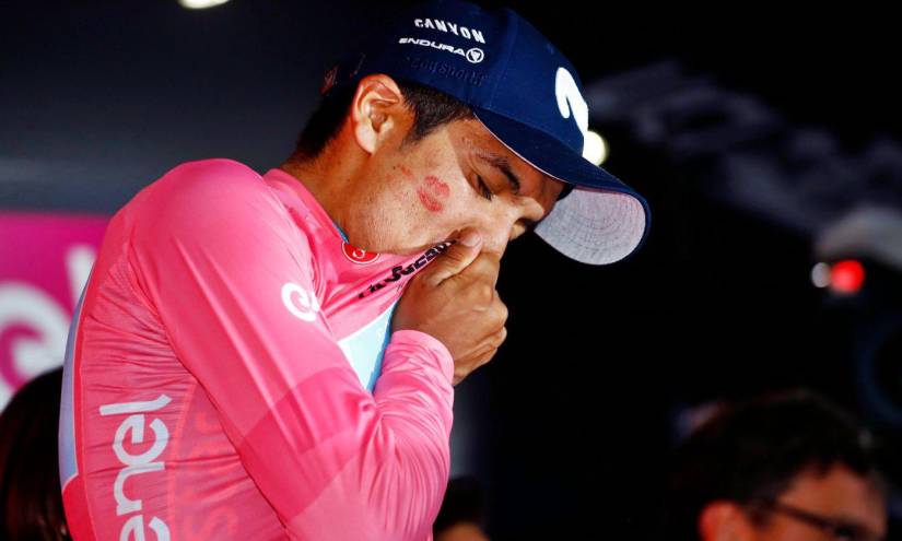 Richard Carapaz, el sudamericano con más defensas exitosas de la maglia rosa en la historia del Giro