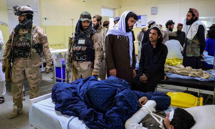 El sistema sanitario de Afganistán está desbordado debido a esta catástrofe.