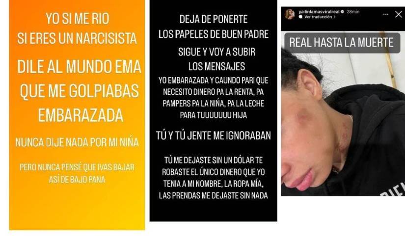 Capturas de las interacciones de la dominicana en su cuenta de Instagram.