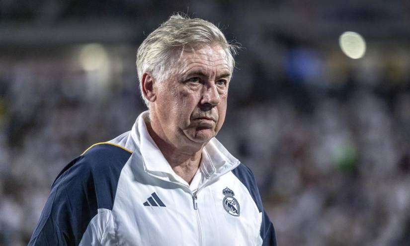 Carlo Ancelotti, entrenador del Real Madrid.