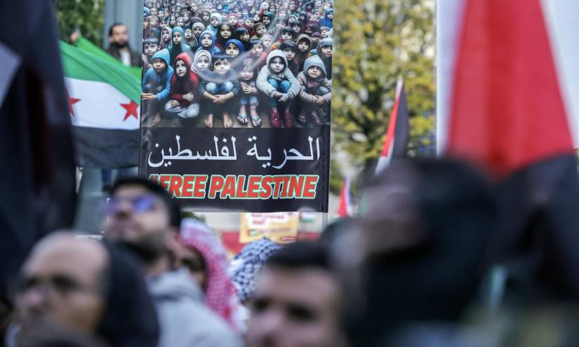 Miles de personas se manifiestan en varias ciudades del mundo en apoyo de Palestina