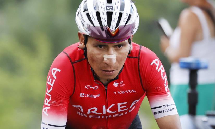 El ciclista Nairo Quintana es descalificado del Tour de Francia por el uso de tramadol